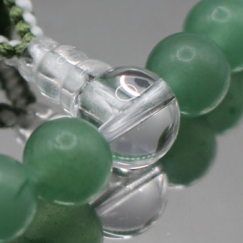 楽天市場】翡翠 (ひすい )の数珠 緑色 女性用 『インド翡翠／グリーン