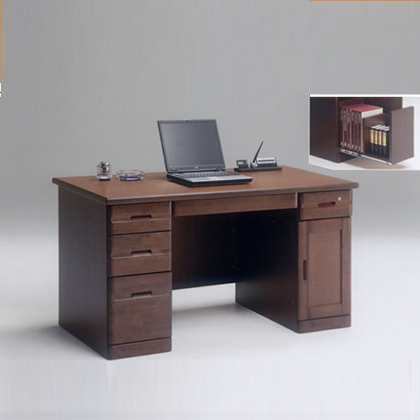 楽天市場】25日限定15％offクーポン 両袖デスク デスク 135 高級机