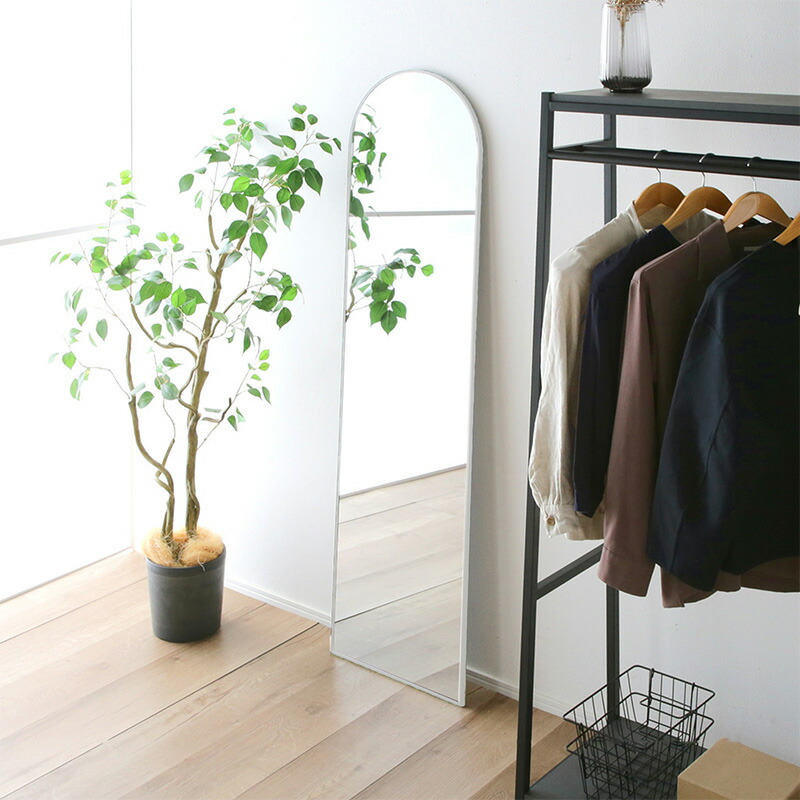 楽天市場】レビュー特典あり！◇ 鏡 ミラー アーチ型 姿見 全身鏡 全身