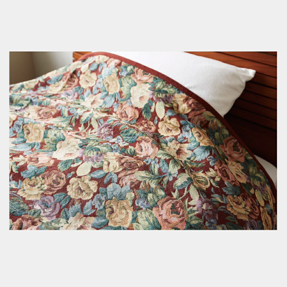 楽天市場】高級感のあるゴブラン織り柄入り マルチカバー【約200×200cm