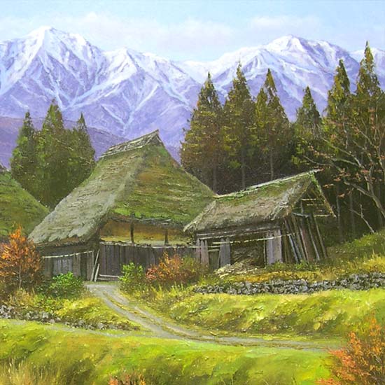 楽天市場】絵画 油絵 山村清流 F30号 （関健造） 送料無料 【海・山