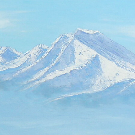 楽天市場】絵画 油絵 常念岳 山麓 F20号 （川合修二） 送料無料 【海