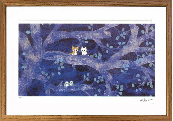 楽天市場】絵画 渡辺あきお それぞれの時間 版画 インテリア : 絵画生活