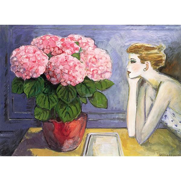 楽天市場】絵画 カシニョール あじさい インテリア アート : 絵画生活