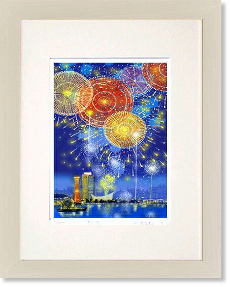 楽天市場】吉岡浩太郎・花火神戸（版画・絵画） : 絵画生活