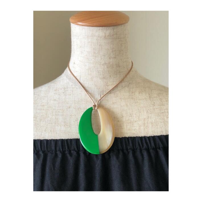 楽天市場】水牛の角 ネックレス 大ぶり 水牛 角 おしゃれ 金属