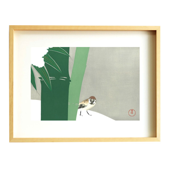 楽天市場】【マラソン限定10％OFF】芸艸堂 木版画 神坂雪佳「No.2 雪中