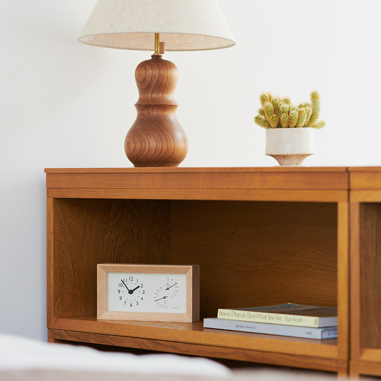 楽天市場】【KEYUCA公式店】ケユカ[日本製] capo 温湿度時計 W201mm