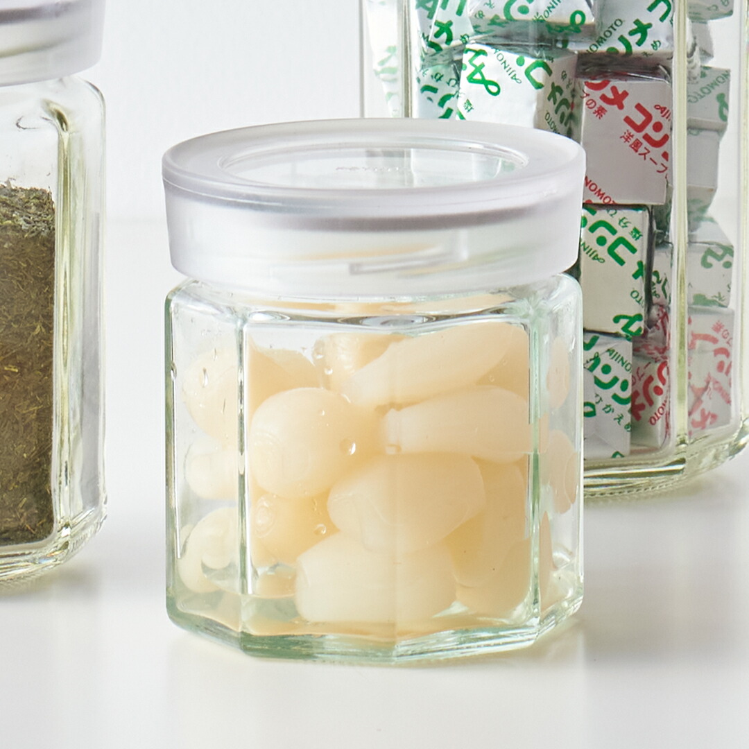 楽天市場】KEYUCA(ケユカ) odas 八角ガラスボトル 保存容器 185ml