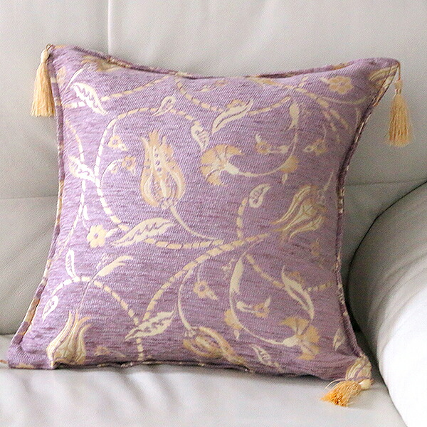 楽天市場】クッションカバー45x45cm トルコデザイン シュニール素材の