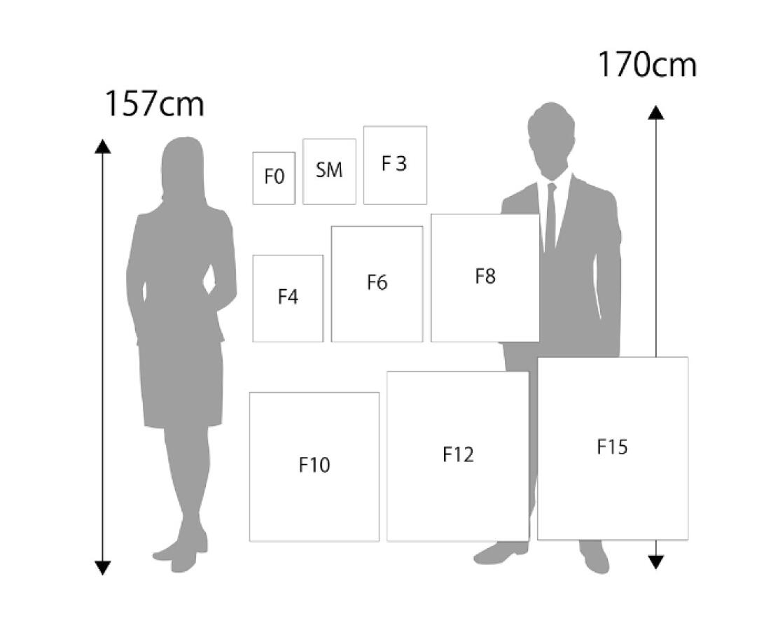 楽天市場】F4号 キャンバス付きアクリルボックス(333×242mm) お