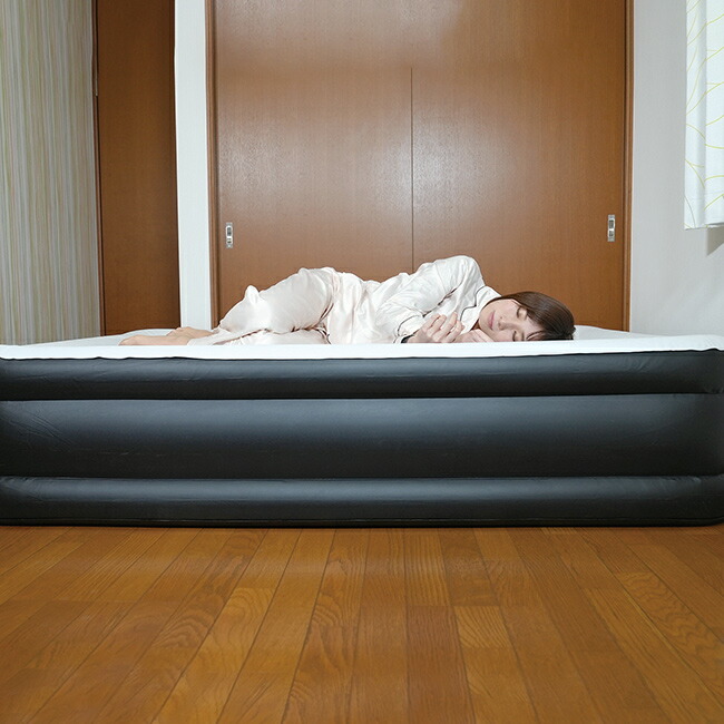 楽天市場】【特典あり】ダイヤル式 エアーベッド シングル[シングル