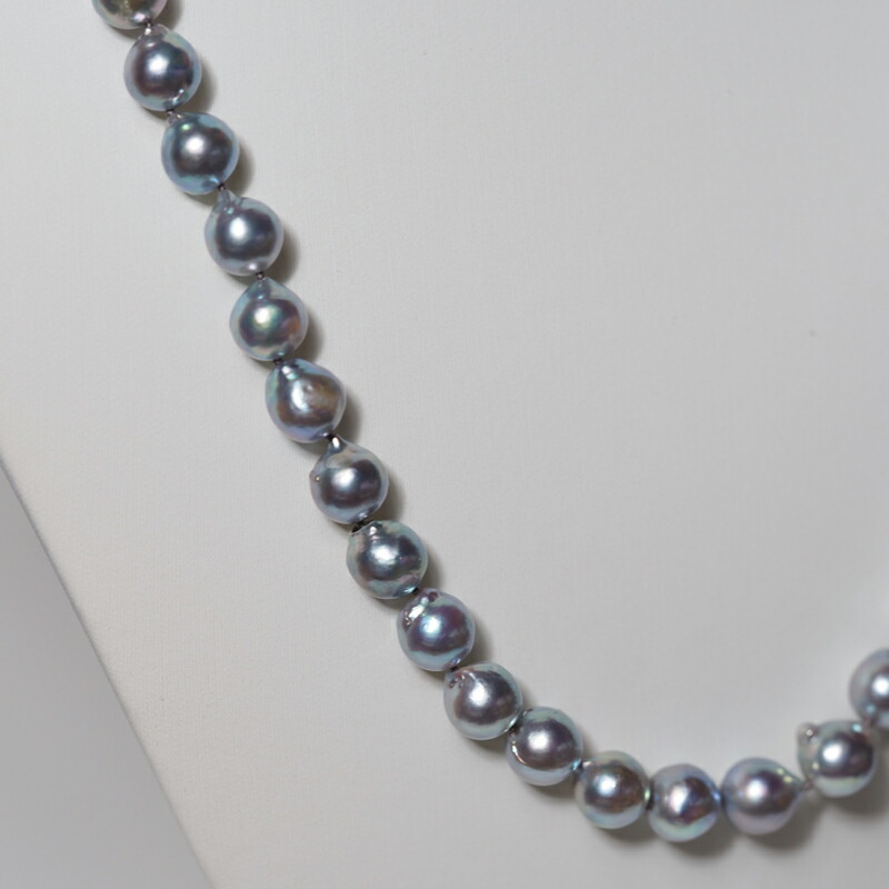 楽天市場】シルバー925 アコヤ本真珠 パール ネックレス 特濃