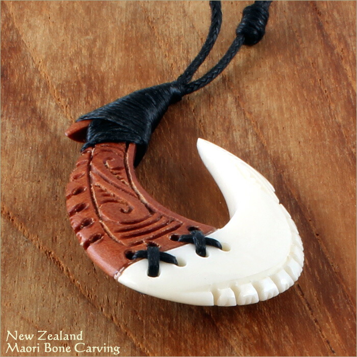楽天市場】ニュージーランド ボーンカービング ペンダント ネックレス