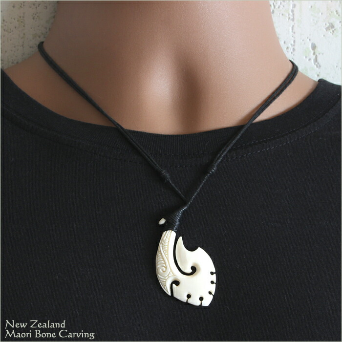 楽天市場】ニュージーランド ボーンカービング ペンダント ネックレス