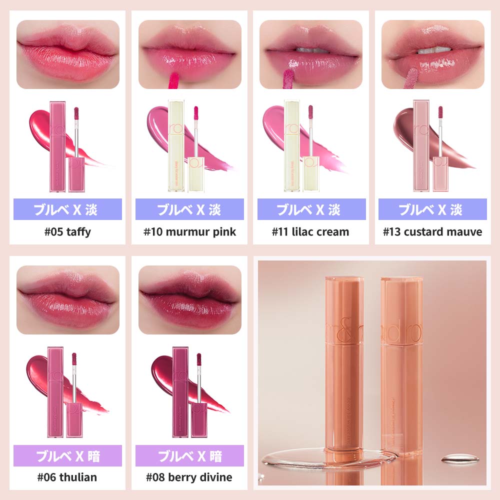 楽天市場】【rom&nd】デュイフルウォーターティント romand Dewy ful