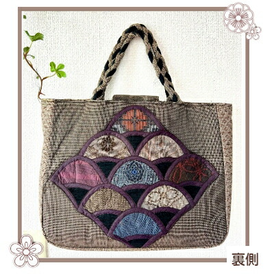 楽天市場】大島紬パッチワークバッグ 三つ編み持手 在庫限定｜和雑貨