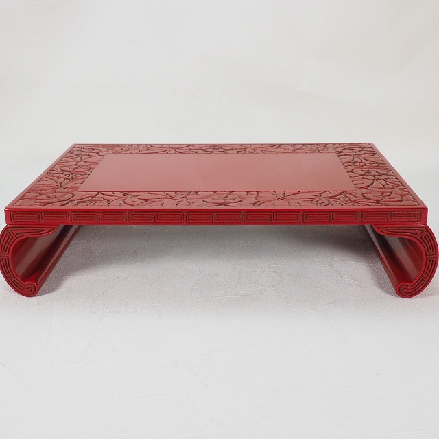 楽天市場】村上木彫堆朱 花台 飾り台 0001伝統的工芸品 華道 茶道