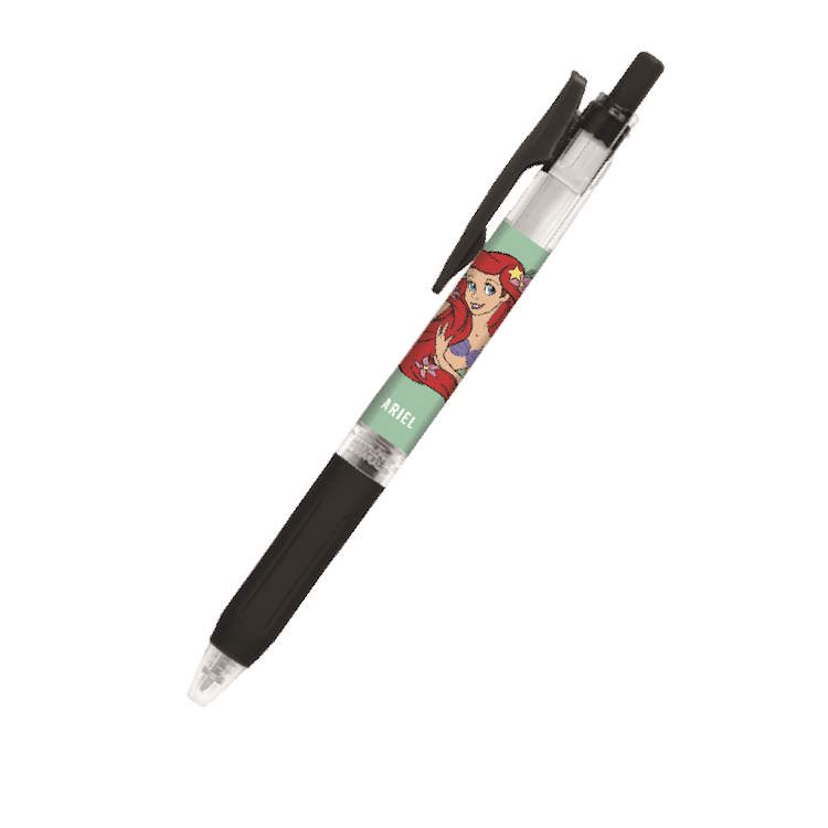 楽天市場】リトルマーメイド ノック式ジェルボールペン サラサクリップ