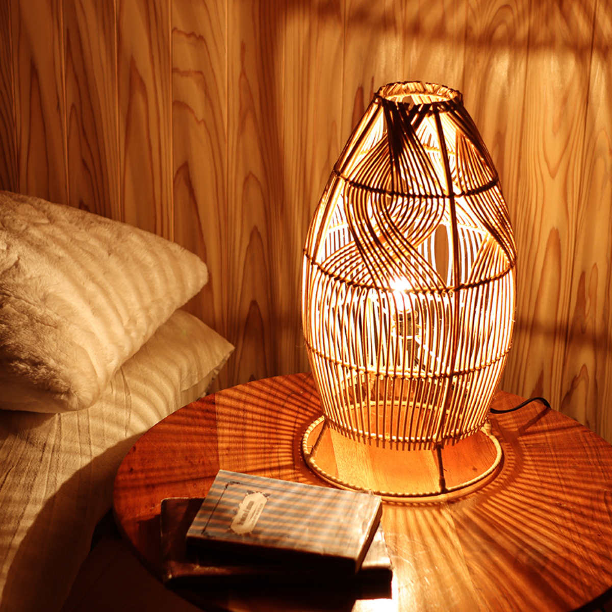 楽天市場】ラタンスタンドランプ ツイスト LED対応 フロアライト