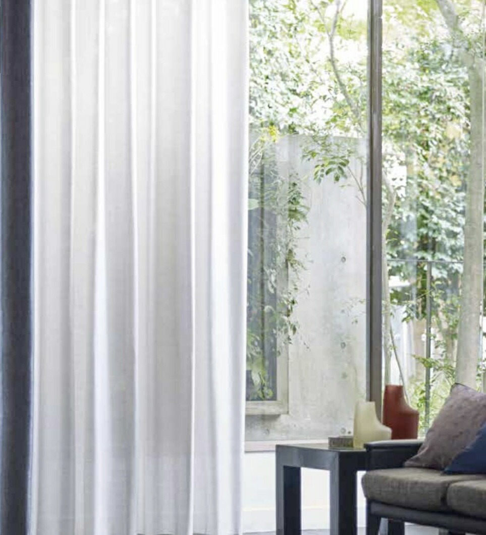 川島織物＆フジエテキスタイル◇レース1枚＆ドレープ1枚◇W1530×H1380