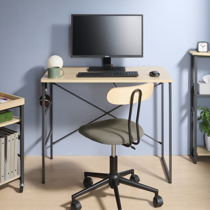 楽天市場】【本日ポイント5倍】デスク 幅90cm パソコンデスク 机