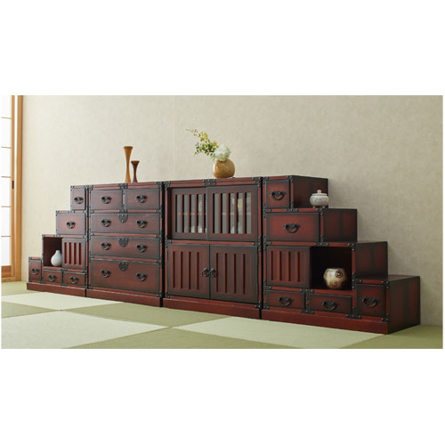 楽天市場】【P5倍2/25 13-15時&最大1万円ｸｰﾎﾟﾝ2/25】 水屋 水屋箪笥 置