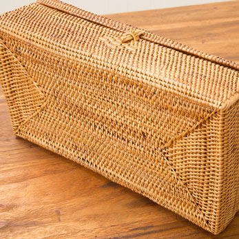 楽天市場】アタ ティッシュケース バリ島 アタ製品 アタティッシュ