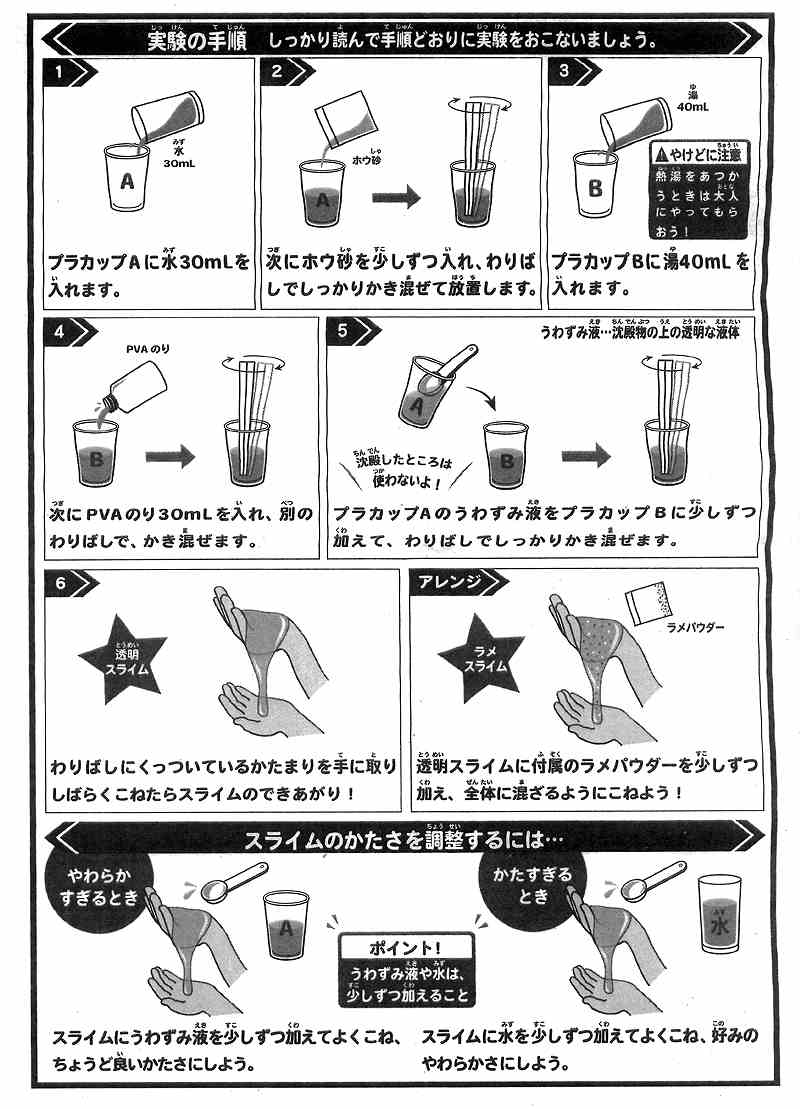 楽天市場】こどもラボ おうちで実験！キラキラスライム [実験 スライム