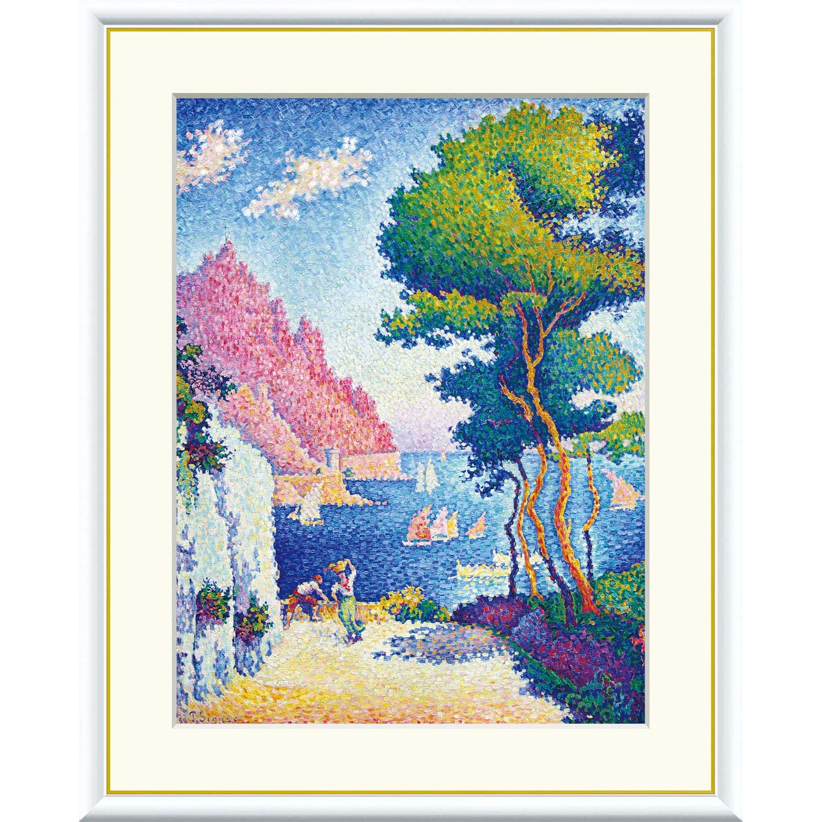 楽天市場】絵画 世界の名画 ノーリ岬 ポール・シニャック 額入り