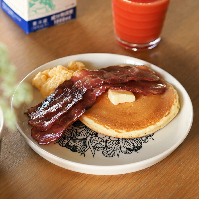 楽天市場】アラビア クロッカス プレート 19cm ブラック / ARABIA