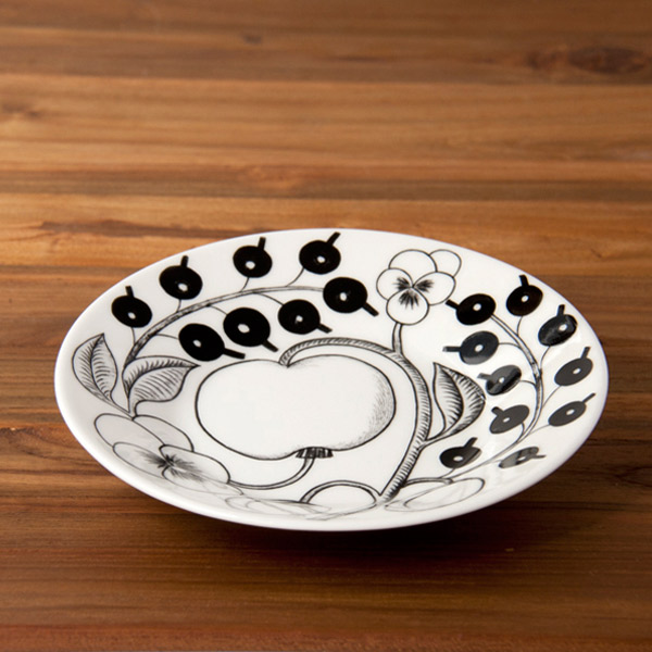 楽天市場】アラビア ブラック パラティッシ プレート 16.5cm / ARABIA