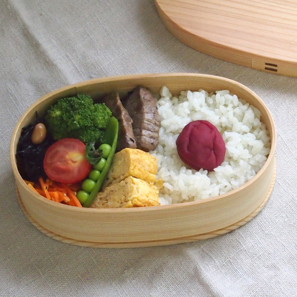 楽天市場】秋田杉 大館曲げわっぱ弁当箱 小判 小 / 弁当箱 日本製 曲げ