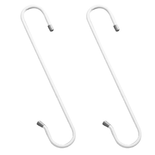 楽天市場】S字フック セキスイ 小物用品フリーフック 40cm グレー 2本