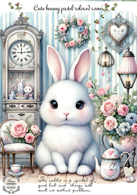 楽天市場】うさぎ パネル 生地の通販