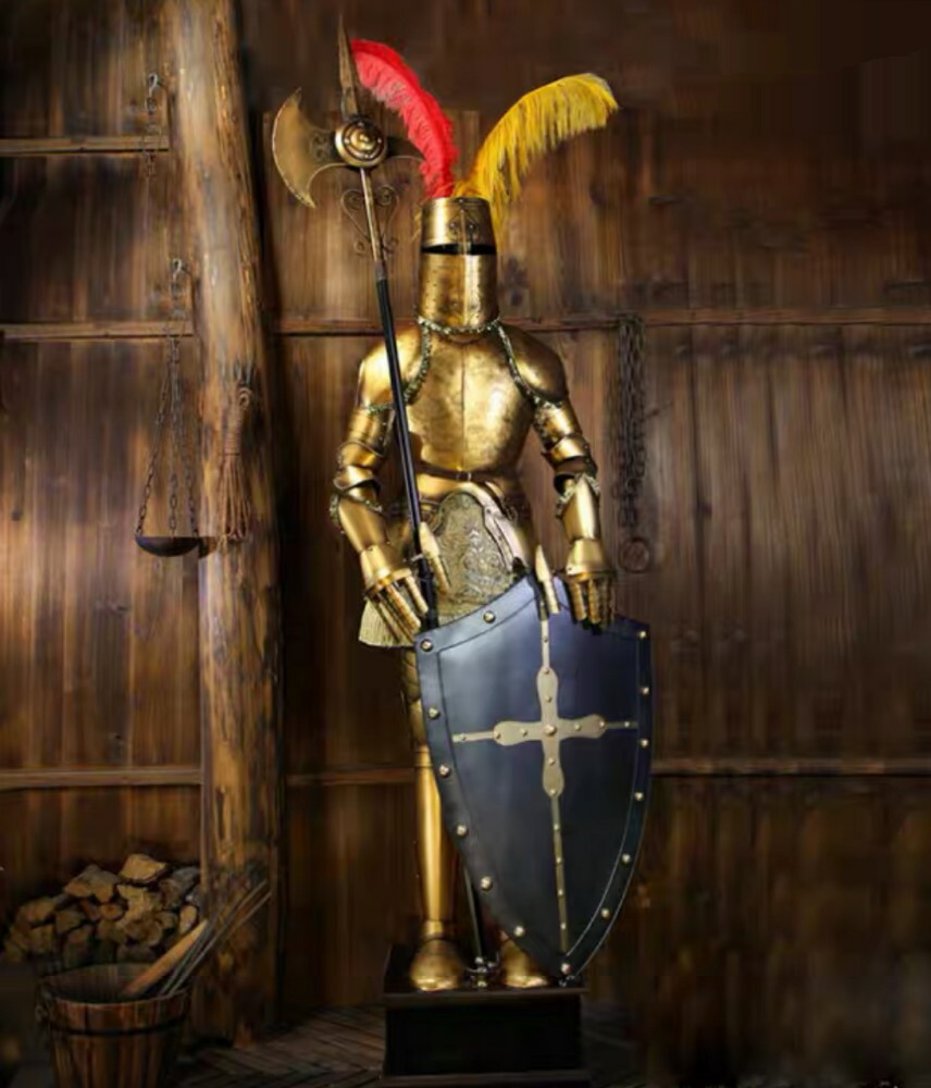 楽天市場】A002443中世ヨーロッパ 騎士道 人気インテリア中世風甲冑鎧