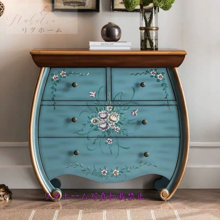 楽天市場】A060876高級チェストロココ調 ヨーロッパ風 洋タンス