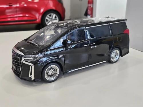 楽天市場】アルファード30系後期モデルブラックモデルカー1/18スケール