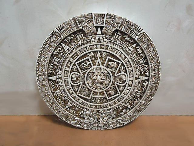 楽天市場】アステカ 太陽暦 シウポワリ トナル ポワリ壁掛けカレンダー