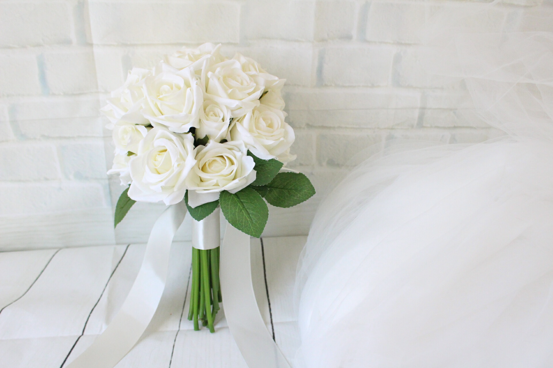 楽天市場】ブーケ ブートニアセット ウエディングブーケ ウェディング