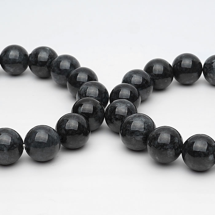 楽天市場】【高品質】天然黒翡翠AAA13mm ミャンマー産 ブレスレット