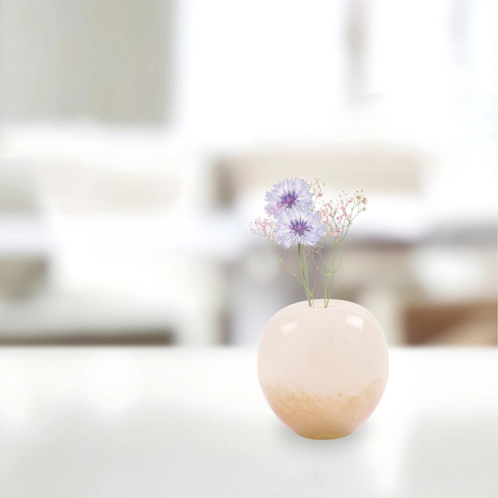 楽天市場】ハンドメイドガラス花瓶 クリア マーブル ピンク ホワイト