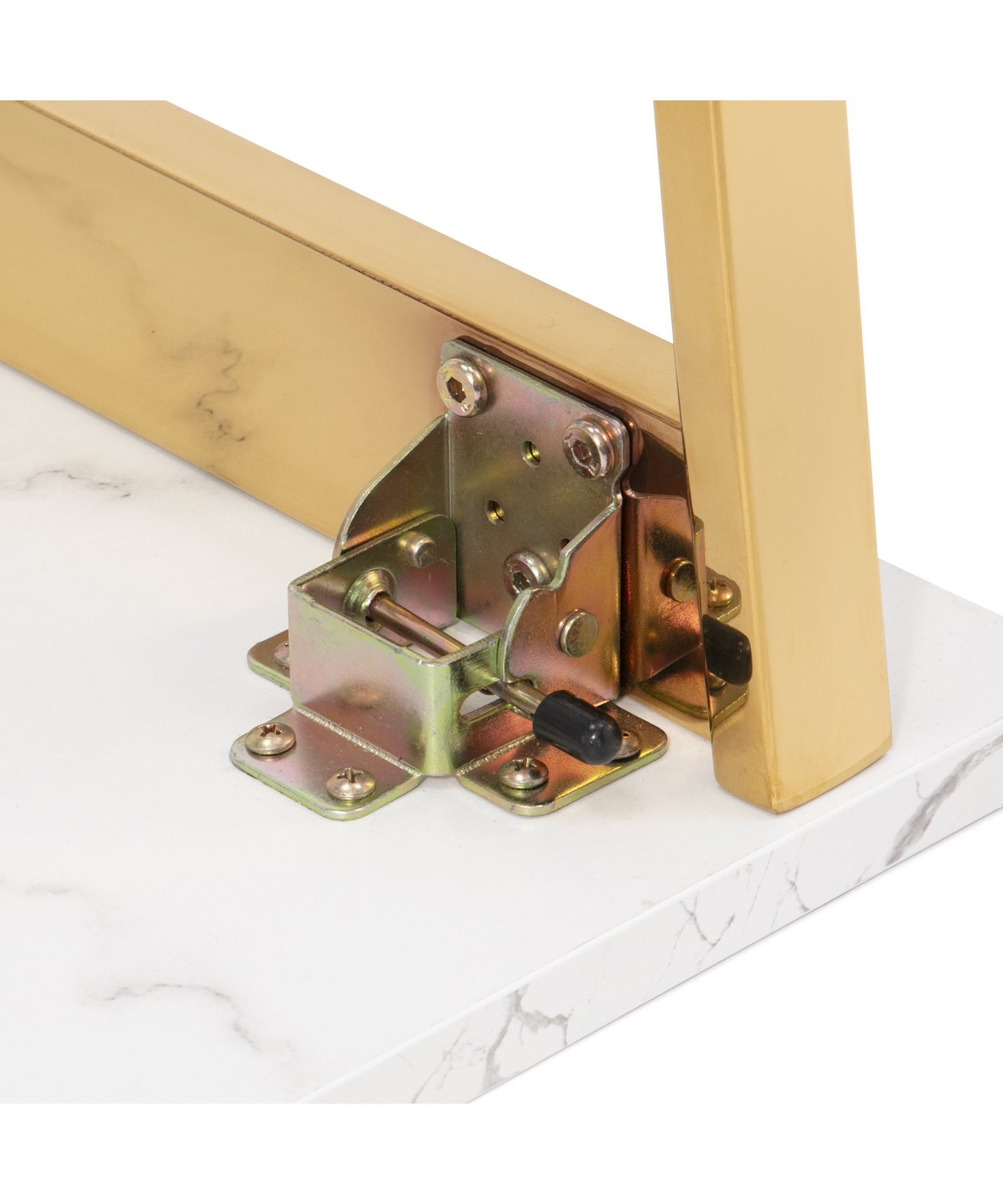 Francfranc｜クラッシー フォールディングテーブル マーブル*ゴールド