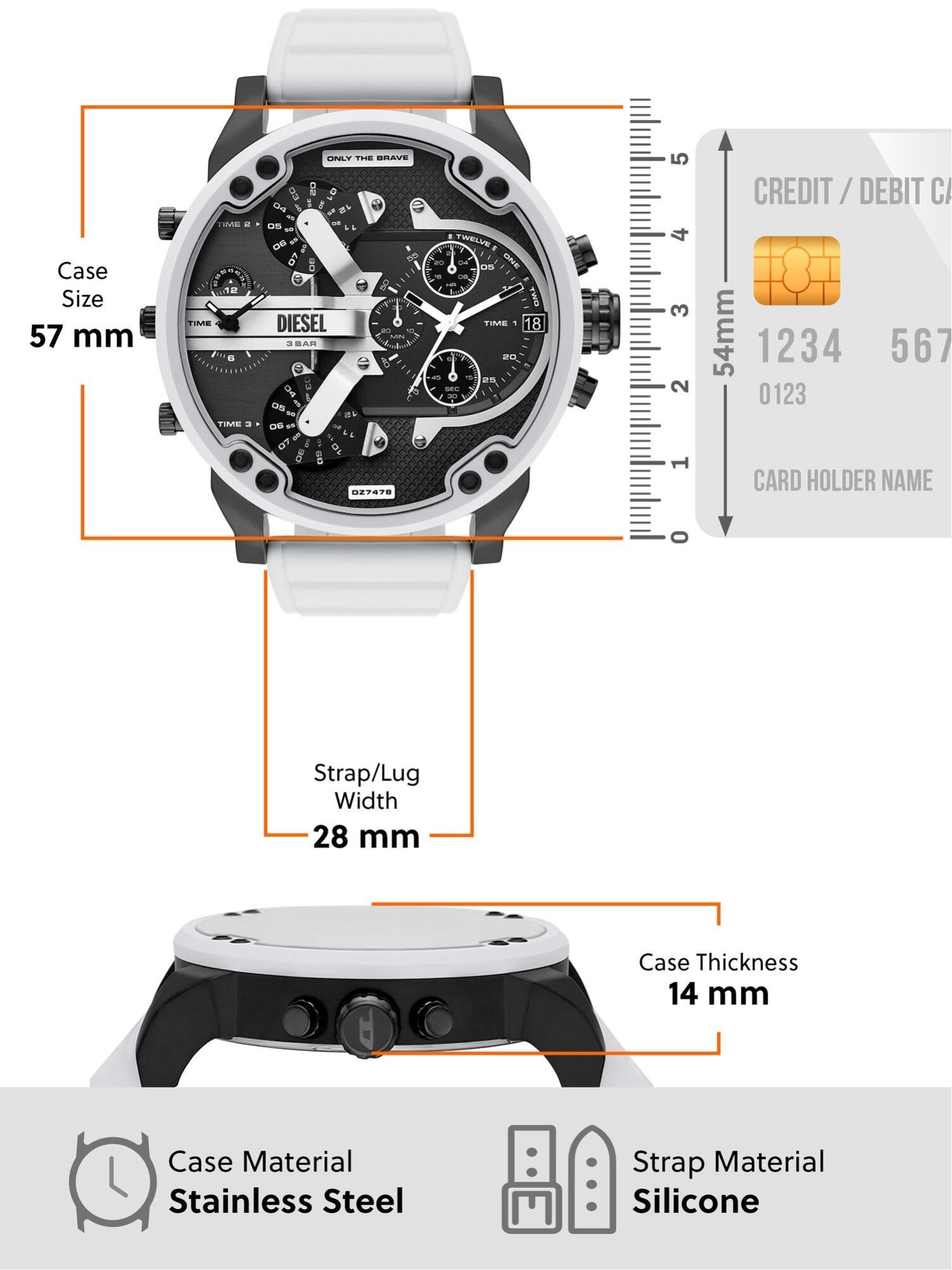 WATCH STATION INTERNATIONAL｜ディーゼル 腕時計 メンズ アナログ