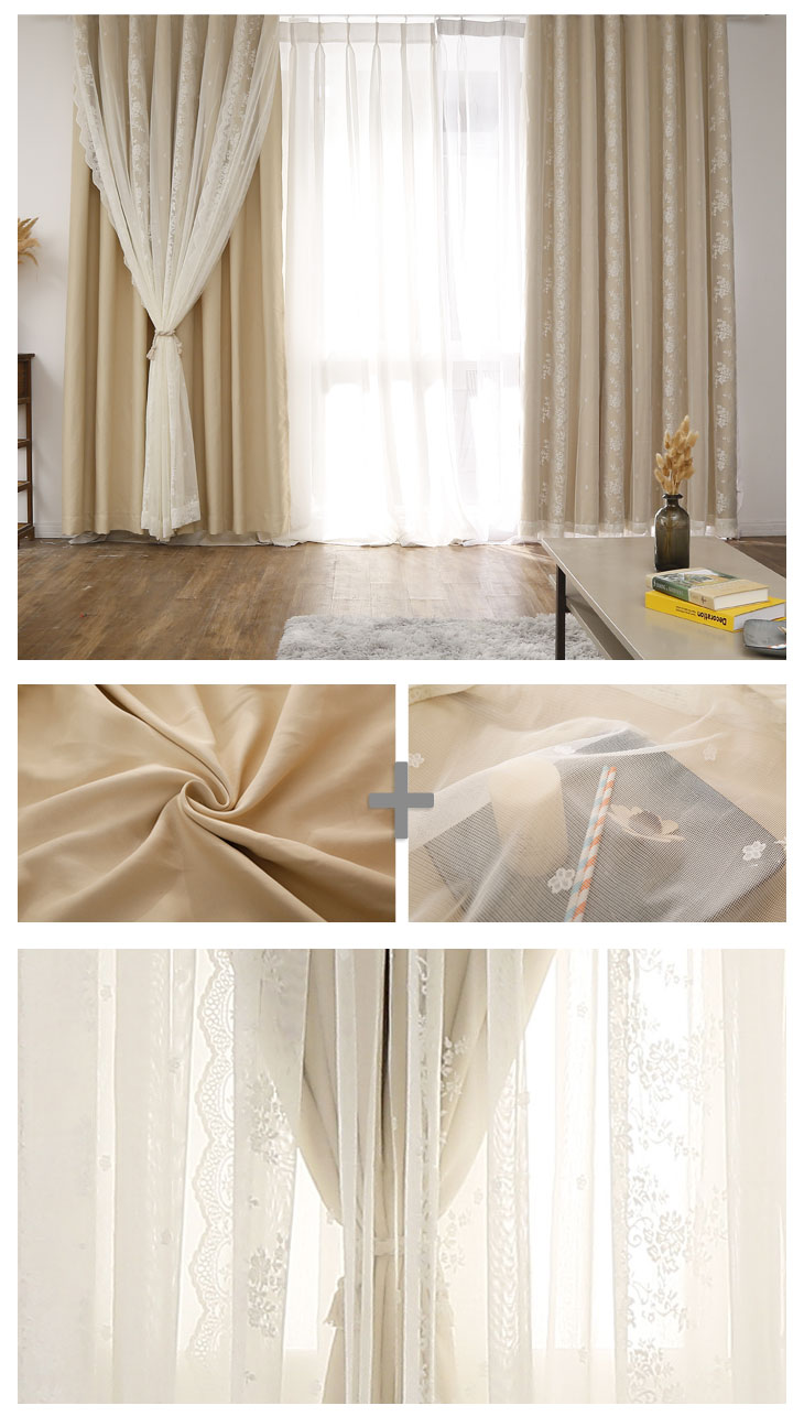 楽天市場】【15%offクーポン】姫系 カーテン おしゃれ オーダー 2重