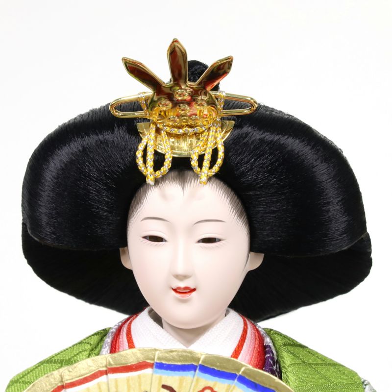 楽天市場】送料無料 東玉作 雛人形 衣装着親王 ガラスケース飾り 【咲