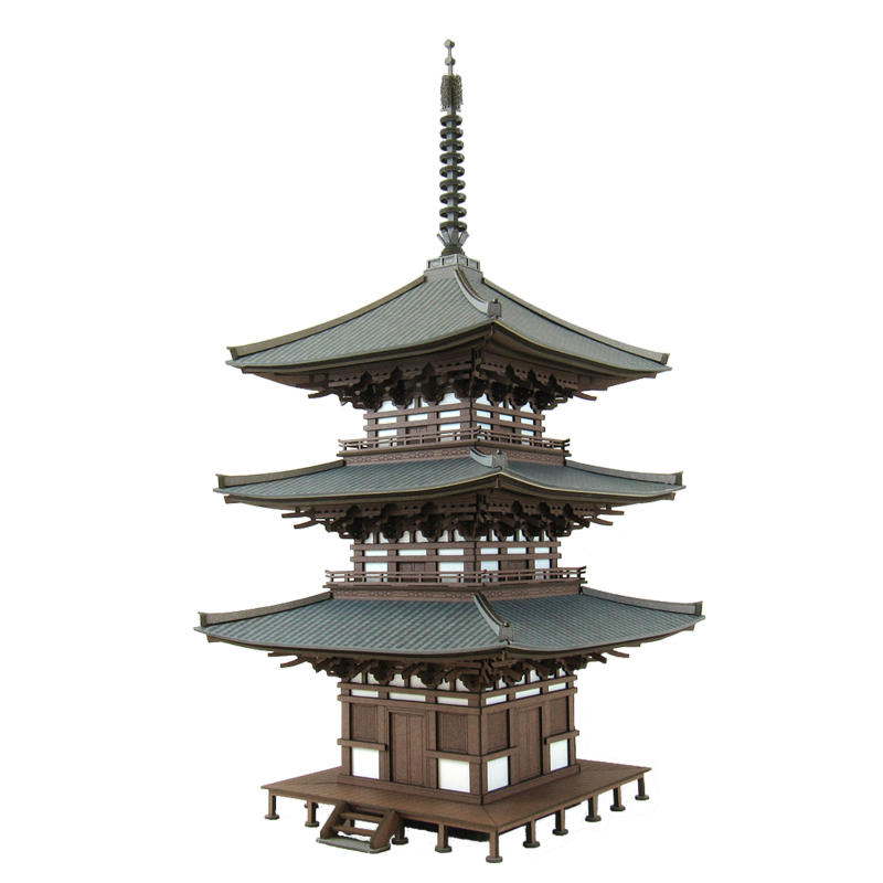 楽天市場】情景シリーズ 【三重塔】 S=1/80 ◇みにちゅあーとキット