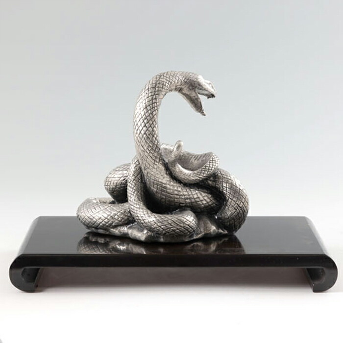 楽天市場】【公式 薩摩錫器工芸館】 干支の置物 へび 蛇 巳 縁起物