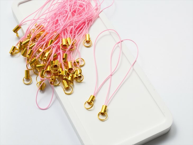 楽天市場】【店内最大P20倍】ストラップパーツ 半二重丸カン ゴールド