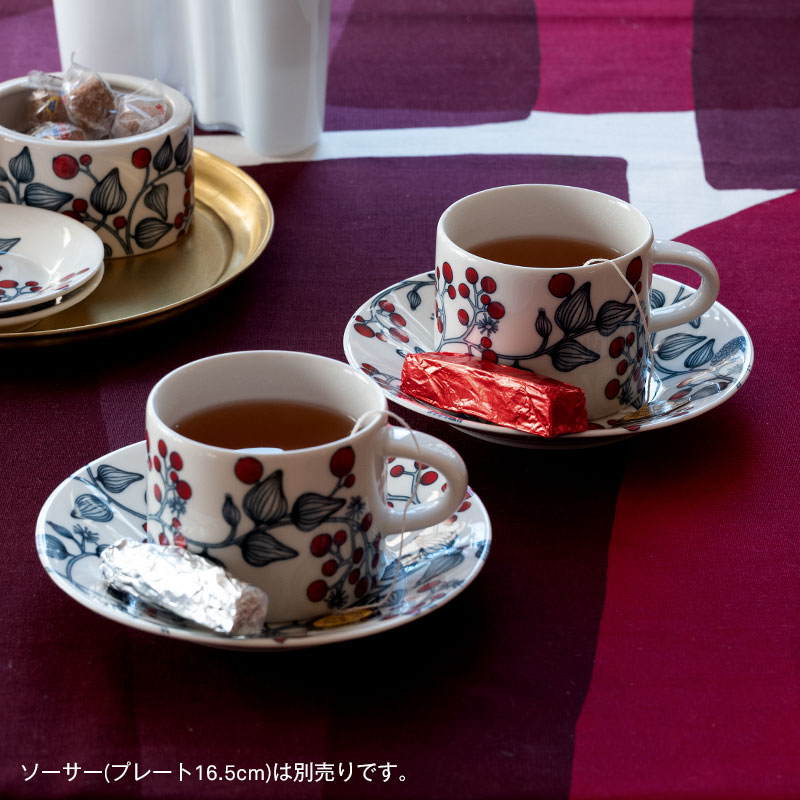 楽天市場】アラビア / ルノ ティーカップ フロストベリー [Arabia Runo